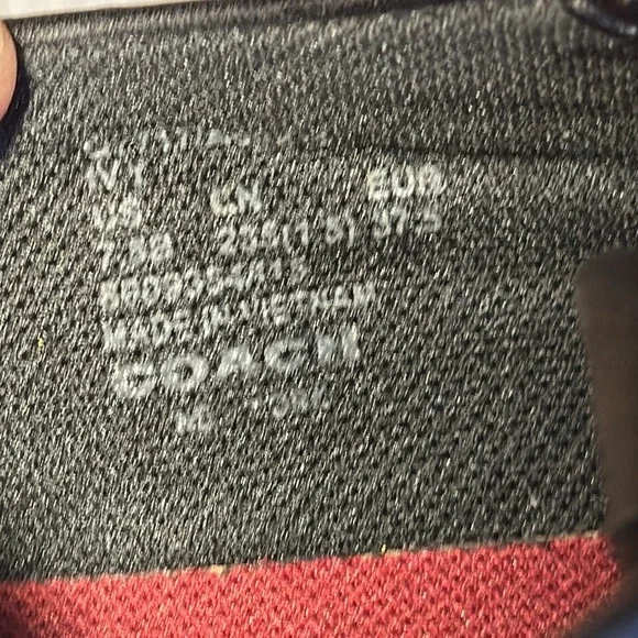 Coach Black and Gray Women's Sneakers - Picture 10 of 10